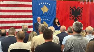 Kosovo President Visits Albanian Community in Waterbury