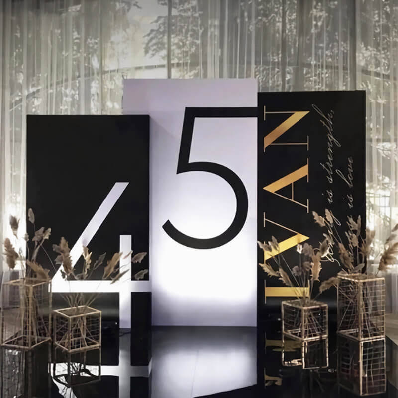 Personalization Anniversary Birthday Party Rectangular Backdrop Wall Cloth Cover Cover