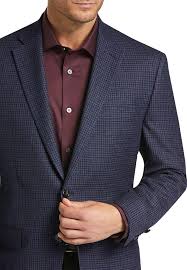 Lauren by Ralph Lauren Mens Sport Coat Gingham Windowpane Blue 40 at Amazon Men's Clothing store - Product from Amazon.com