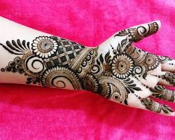 Image of IndoArabic Mehndi Design