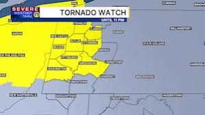 Tornado Watch issued for most local counties, Flash Flood Warning issued for Allegheny County