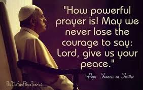 Image result for francis power of prayer