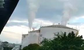 Vídeos mostram momento de vazamento de gás estireno no Distrito Industrial em Manaus