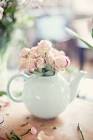 Teapot flower arrangement