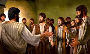 Resultado de imagen para jesus resucitado se aparece a sus discipulos