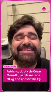 Fabiano, dupla de César Menotti, perde mais de 60 kg após pesar 180 kg