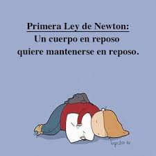 Resultado de imagen para primera ley de newton