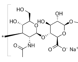 Image of Chemical structure of sodium hyaluronate
