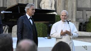 Pope Leo XIV to attend musical prayer service with Andrea Bocelli