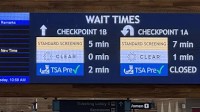 HNL Terminal 1 debuts TSA wait time screens