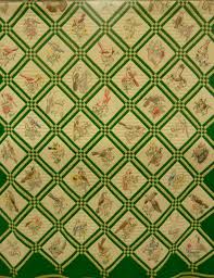 Résultat de recherche d'images pour "hand embroidered quilt with State Birds"