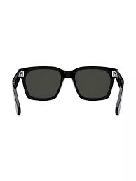 CELINE Bold 3 Dots 53MM Square Sunglasses | Saks Fifth Avenue - Product from Saks Fifth Avenue