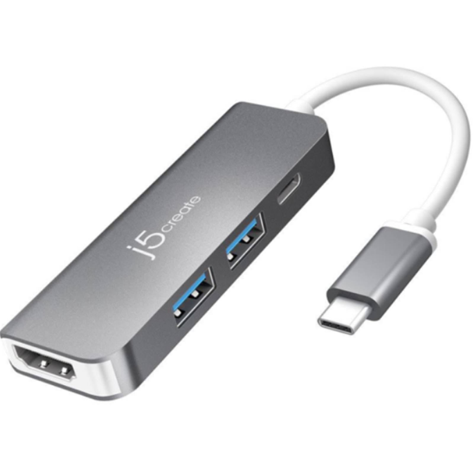 j5create jcd371 USB-C to HDMIUSB 3.1 2-Port with Power Delivery