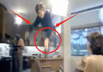 Bill gates jumping over a chair Sydney