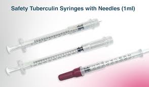 SAFE-T-SHEATH Safety Tuberculin Syringes with Needles (1ml ...