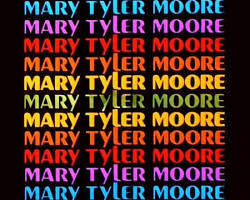 Mary Tyler Moore Show 1970 TV series Mary Tyler Moore as Mary Richards Ed Asner as Lou Grant Valerie Harper as Rhoda Morgenstern newsroom WJMTV Minneapolis 1970s CBS television stills hat toss opening credits, AI generated