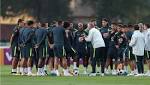 منتخب البرازيل يؤدي مرانه الأخير
