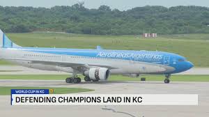Argentina arrives in Kansas City Sunday morning for 2026 FIFA World Cup