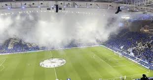 Coreografia no Dragão antes do FC Porto-Manchester City