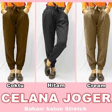 Hasil gambar untuk celana jogger wanita