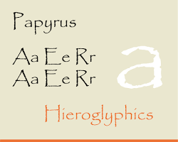 تصویر فونت Papyrus