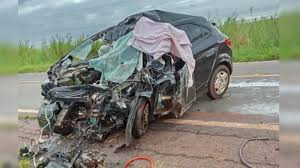 VÍDEO: Batida entre caminhão-tanque e Ônix mata jovem de 24 anos na BR-376 em MS