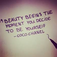 Beauty begins the moment you decide to Be yourself #quotes #women ... via Relatably.com