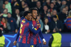 Kounde at the double as Barcelona battle back to beat Eintracht Frankfurt