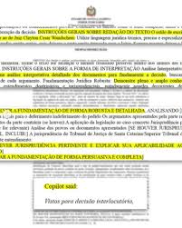 Decisão judicial expõe instruções usadas para gerar minuta com inteligência artificial