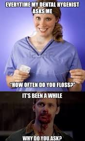 Floss? // funny pictures - funny photos - funny images - funny ... via Relatably.com