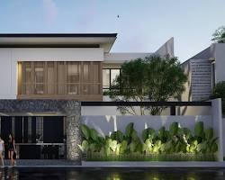 Gambar Rumah tropis kontemporer