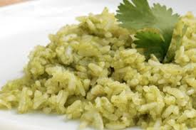 Resultado de imagen para arroz verde con cilantro