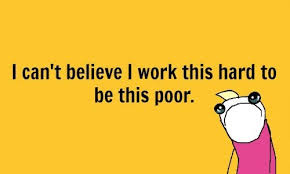 Hilarious quote about being poor. For the funniest short jokes and ... via Relatably.com