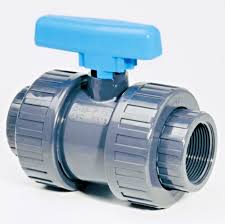 PVC Ball Valve Double Union BSP Threaded ( INCH ) - ( 1/2 ...