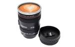 Camera Lens Stainless Steel Travel Mug ThinkGeek