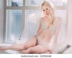 female model wearing elegant lace bra lingerie collection studio photo, AI generated