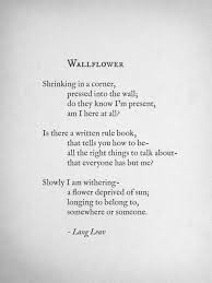 Slowly I am withering- a flower deprived of sun; longing to belong ... via Relatably.com