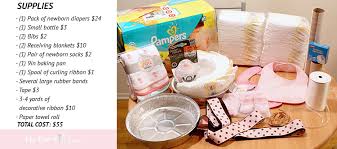 Image result for how to make diaper cake step by step with pictures