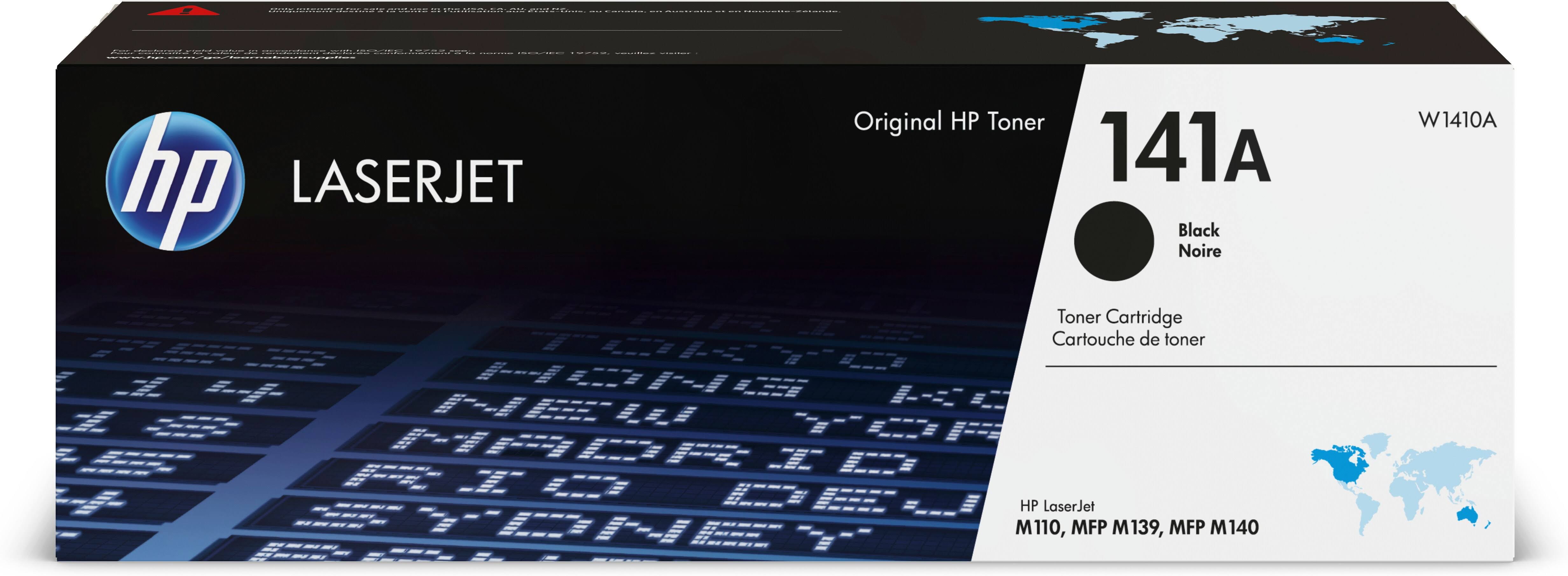 HP 141A Original Black Toner Cartridge w1410a