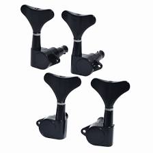 Guitar Bass Tuning Pegs 2R2L Machine Heads Tuning Pegs,BK
