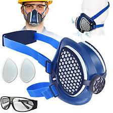 Reusable Face Mask with Replaceable Filters, Dust Protection