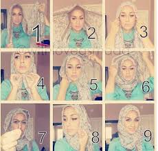 Image result for tutorial hijab