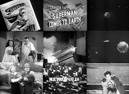 Image result for images of superman coming to earth in 1948 serial superman