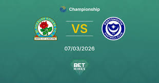Blackburn Rovers x Portsmouth Palpite: Prévia e Análise da Partida | Championship 07-03-2026