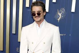 Pedro Pascal Dazzles in All-White Suit at 2025 Emmys Red Carpet, Nominated for 'The Last of Us'
