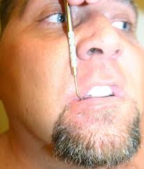 Some cool piercing tools images: Too cheap to pay for someone to do it piercing tools. Image by adonis hunter / ahptical. Pierced Ear - 440145672_41476df7e7