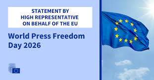 World Press Freedom Day 2026: Statement by the High Representative on behalf of the European Union