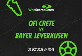 OFI Crete vs Bayer Leverkusen: Lineups, Prediction, Odds & Bet Builder Tip