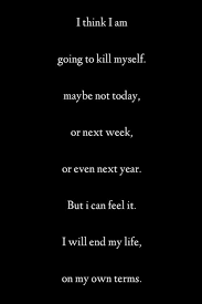 quote Black and White tumblr text depressed depression suicidal ... via Relatably.com