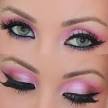 Pink eye makeup for brown eyes